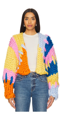 Hope Macaulay - Kaleidoscope Colossal Knit Coat