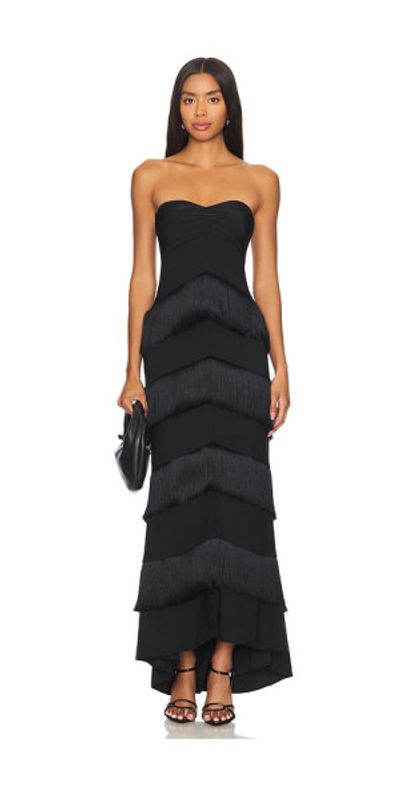 House of Harlow 1960 Hera Fringe Maxi Dress