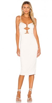 *NEW* Addison $208 Millers White Crochet Lace Dress Small NWT Perforated Panel