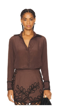 Karina Grimaldi - White Kairos Blouse