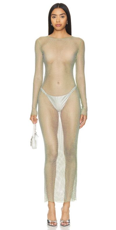 knee length dresses for ladies Dark Dimensions Fishnet Dress – Freedom Rave Wear main image 0