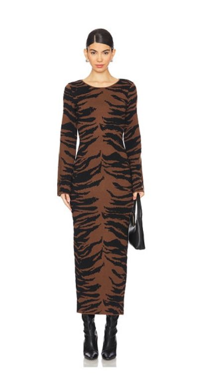 chinese dress ladies PAULINA MAXI SWEATER DRESS