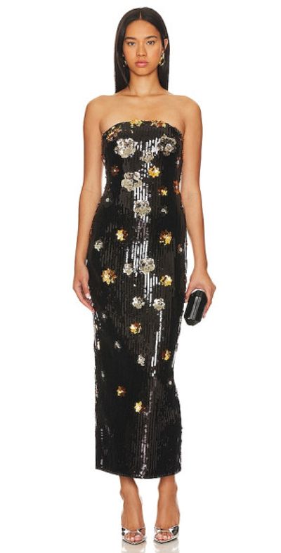 milly sequin dress EMBELLISHED a stunning piece that exudes boldness Milly Silver Sequin Dress 