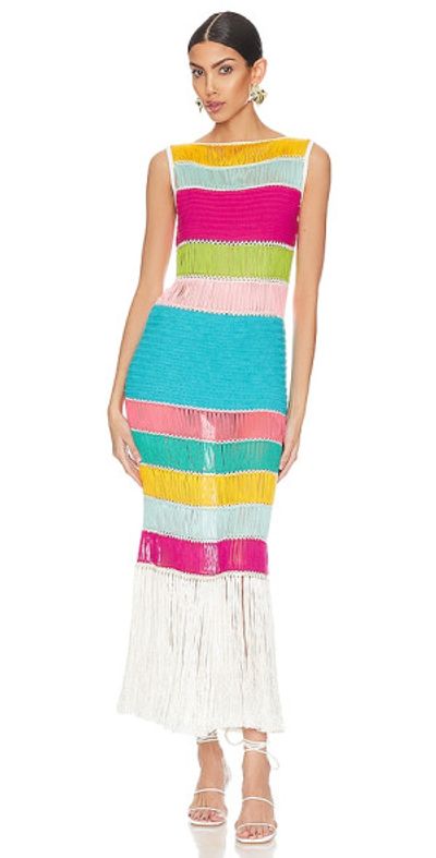 My Beachy Side - x REVOLVE Rainbow Midi Dress