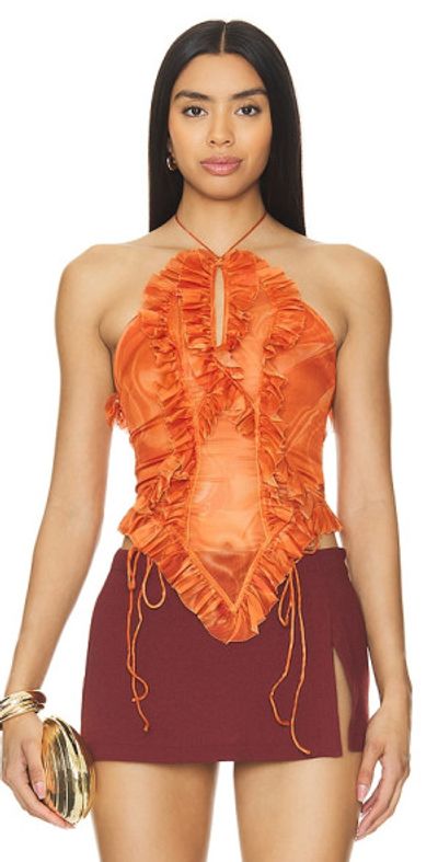 Nodress - Ruffled Chiffon Camisole