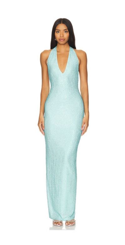 open lace back dress Confetti Black Gown by Nookie for SALE – High St. Hire main image 1