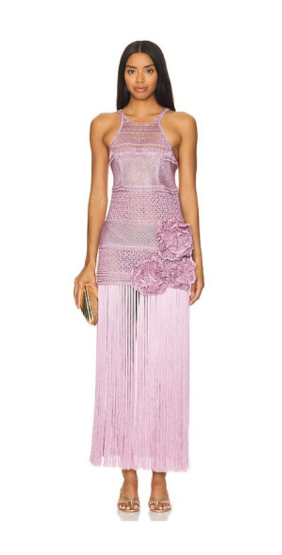 knee length dresses for ladies LYRA MESH MAXI DRESS  PatBO