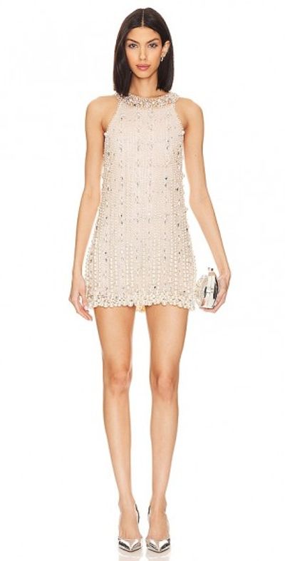 bead strap dress LIBBY BEADED TUNIC BURNT CORAL