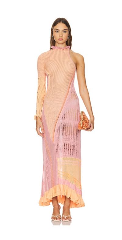 ombre knit dress Nightjar Ombre Knit Maxi Dress