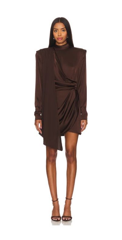 brown v chapman dress The Caterina Dress in Chocolate Peony Print 20 / Chocolate Peony Print