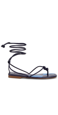 SCHUTZ Women's Archie Sandal In Poppy Rose - Peep-Toe Ankle Tie, 4.25" Heel, Size 5 - View #2