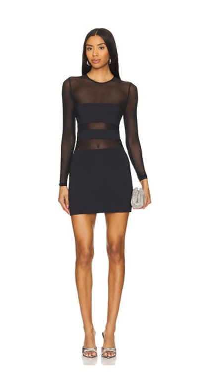 princess polly baby blue dress SER.O.YA Women's Black Selma Midi Dress