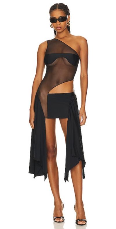 Sketch-Y - Tricot Mesh Dress