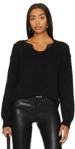 Steve Madden Averia Sweater Jacket in Red