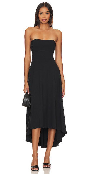 Susana Monaco - Mesh Strapless Midi Dress