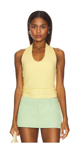 NEW Susana Monaco Single Strap Top in Black XSmall