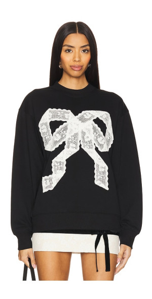 Yuhan Wang - Lace Bow Sweatshirt