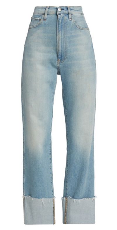3x1 Women's Claudia Extreme High Kick Straight-Leg Jeans