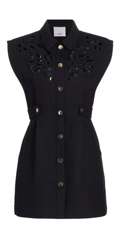 Acler - Women's Delacourt Cotton-Blend Cut-Out Minidress