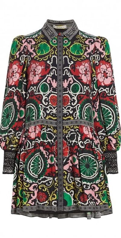 bertha mini shirt dress Alice + Olivia