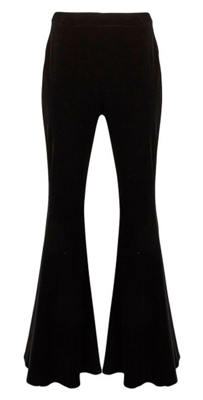 Anne Fontaine Women's Vic Flared Velvet Pants