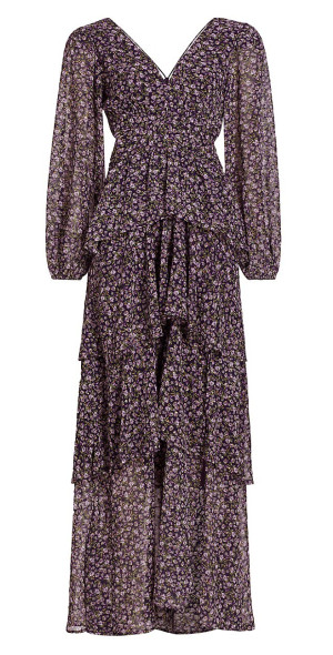 ASTR The Label - Women's Anora Floral Ruffled Maxi Dress