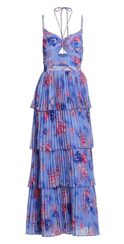 ASTR The Label - Women's Daytona Pleated Floral Maxi Dress