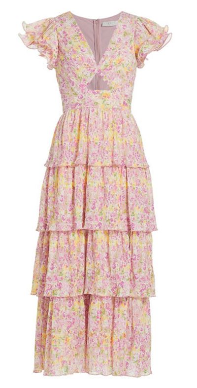ASTR The Label - Women's Emporia Floral Chiffon Maxi Dress ASTR The Label - Women's Emporia Floral Chiffon Maxi Dress