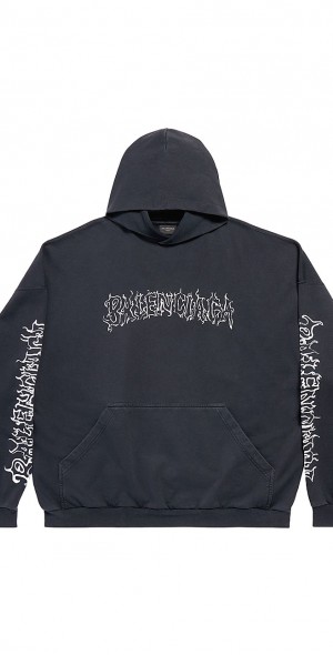 Balenciaga - Diy Metal Outline Hoodie Oversized