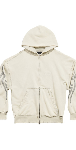 Balenciaga - Y2K Zip-Up Hoodie Regular Fit Balenciaga - Y2K Zip-Up Hoodie Regular Fit
