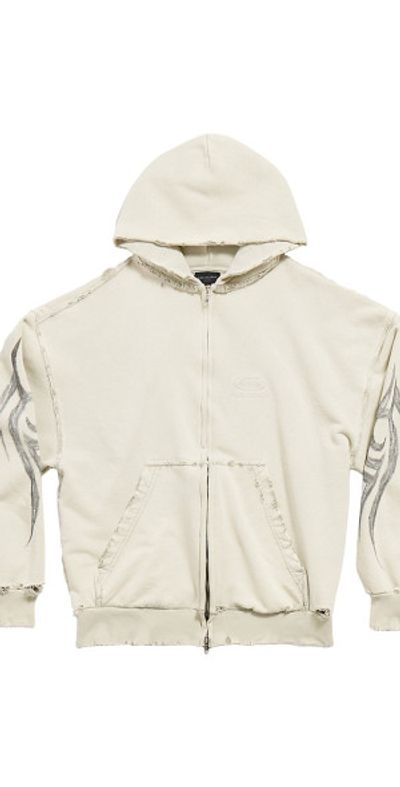 Balenciaga Y2K Zip-Up Hoodie Regular Fit - Main Image
