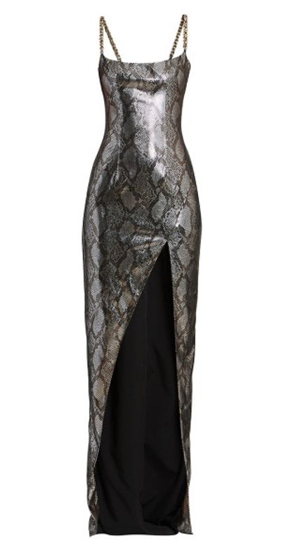 balmain black and silver dress BALMAIN Black Dress with Silver Details – Junior Fashion Outlet main image 1