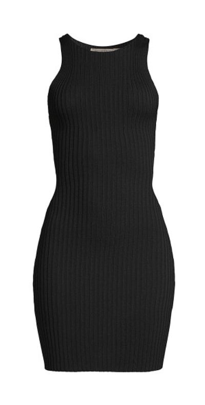 bec and bridge ribbed dress Bec + Bridge Peyson Mini Dress in Cream & Black Stripe