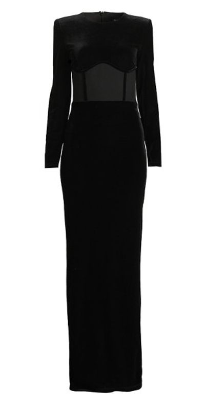black halo evening dresses Black Halo Coressa Gown in Black main image 0