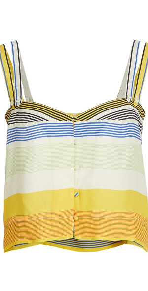 Sunset Stripe Knit Tank