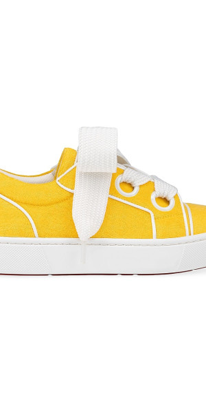louboutin yellow sneakers