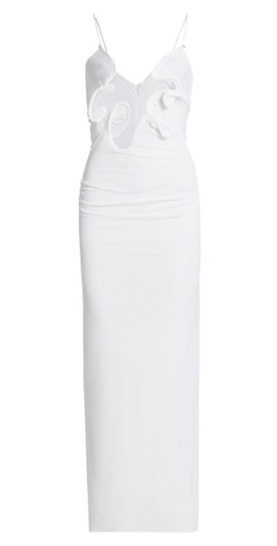 strapless open back dress Rent Dress The Population Fuschia Danae Dress main image 1