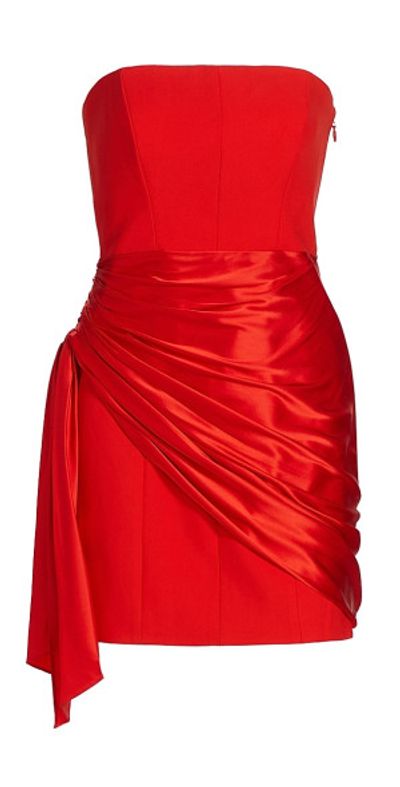 Cinq  Sept - Women's Kennith Side-Tied Strapless Cocktail Dress