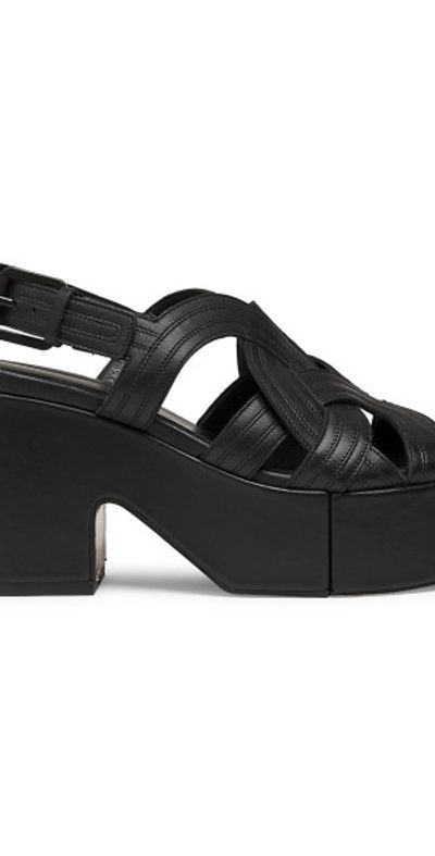 Clergerie Women's Chou 85MM Leather Platform Sandals