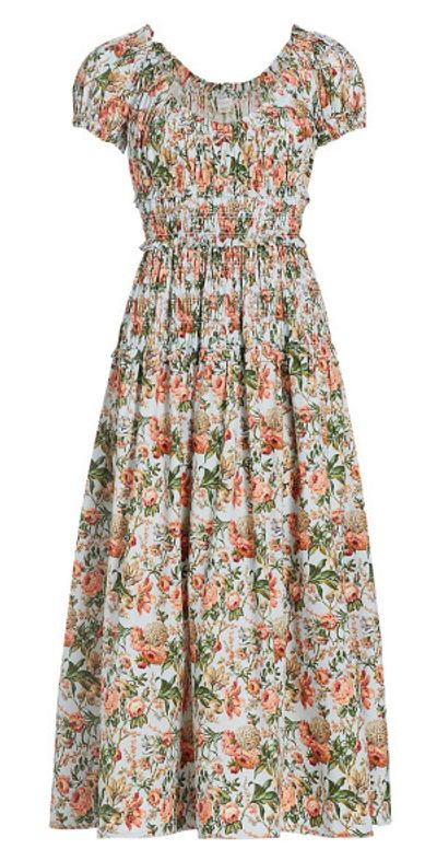 DEN - Women's Leanne Floral Midi-Dress Dress DEN - Women's Leanne Floral Midi-Dress Dress