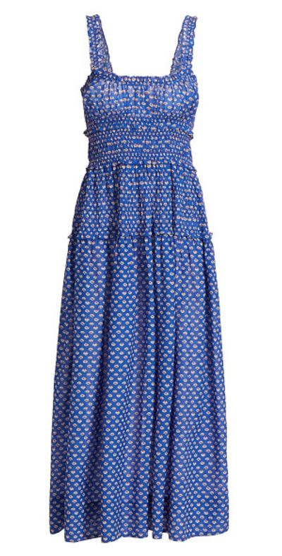DEN - Women's Marianne Abstract Cotton-Blend Midi-Dress