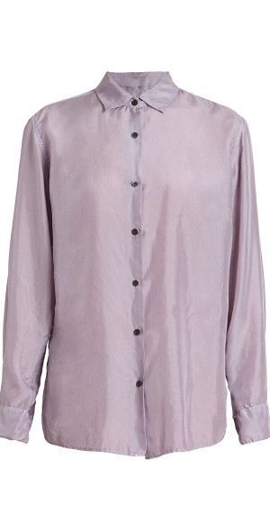 Dries Van Noten - Women's Clavelly Silk Button-Front Shirt