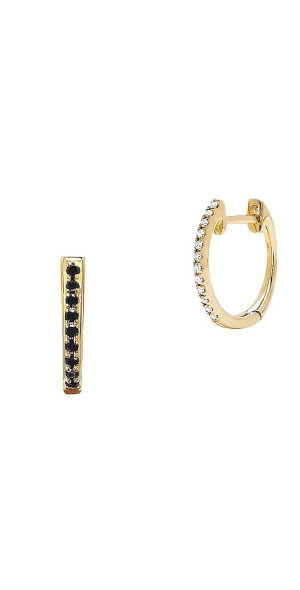 MYEARS Women Diamond Earrings Gold Huggie Hoop Mini Dot Sleeper Diamond Cubic Zirconia 14k Gold Filled Small