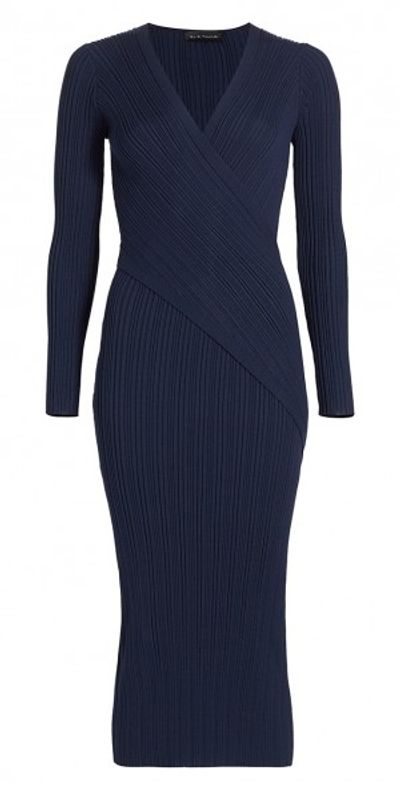 elie tahari bella ribbed dress Elie Tahari Bella Sequin Halterneck Midi-Dress