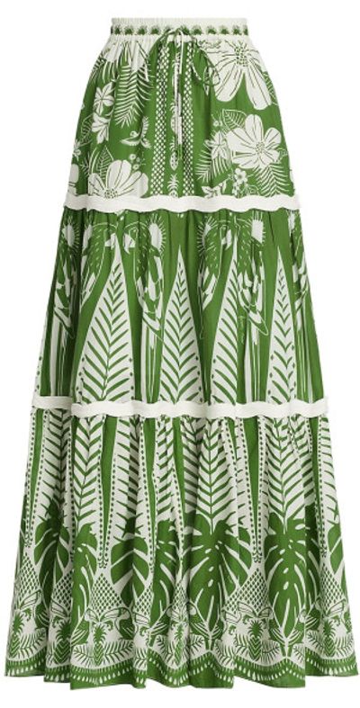 farm rio macaw elegance maxi dress Farm Rio macaw flight smocked maxi dress off white – Evoluxxy main image 1