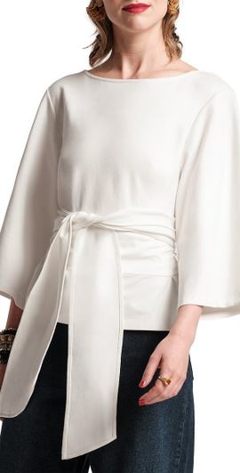 Frances Valentine Women's Whitney Wrap Tie-Waist Top