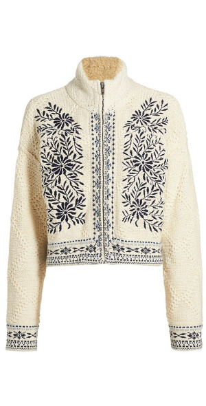 Free People Women's Walk On By Marled Cardigan Natural Size Medium