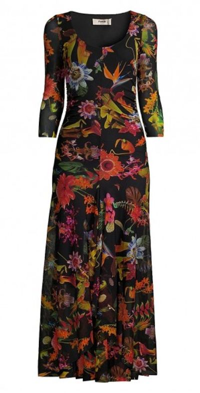 Fuzzi - Women's Abito Floral Maxi-Dress