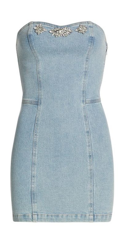 generation love denim dress Generation Love Luey Denim Dress, 4 / Blue