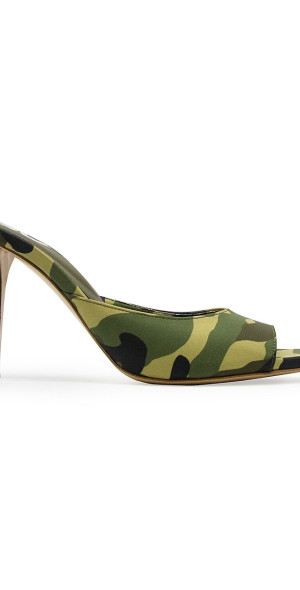 【Gia Borghini】 Perni 04 Uni camouflageミュール GIA BORGHINI Perni 04 Uni camouflage mules - Slippers - Save